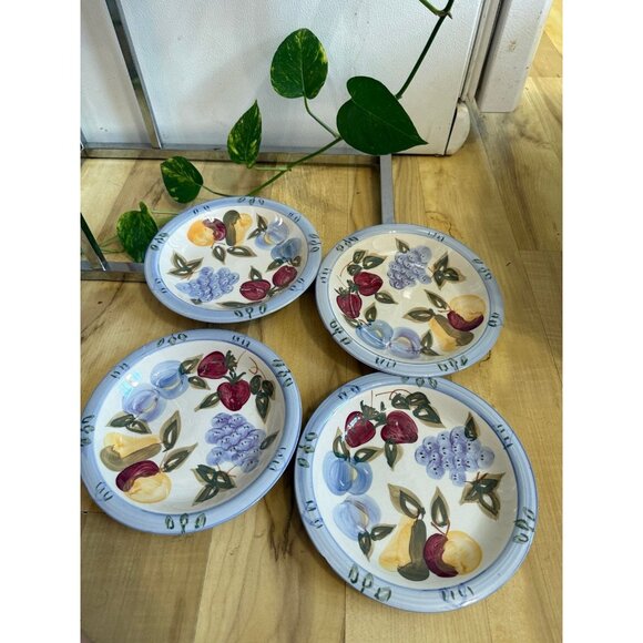 Gibson everyday fruits (4) piece vintage plates - Picture 1 of 6